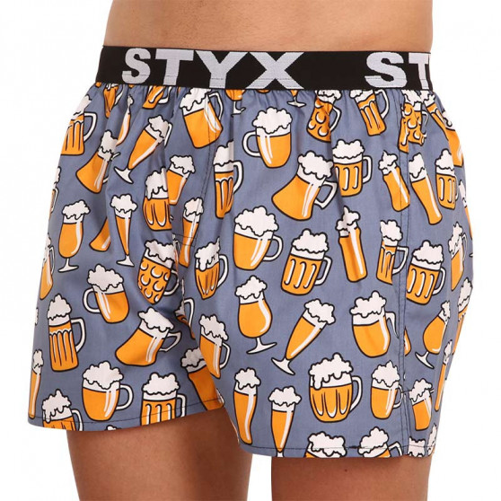 Herenboxershort Styx kunst sport rubber bier (B1357)