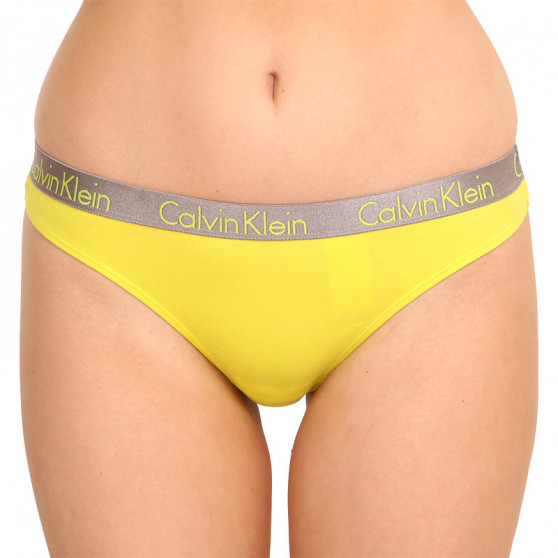 3PACK dames string Calvin Klein veelkleurig (QD3560E-283)