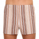 Klassieke Herenboxershort Foltýn bruin met strepen oversized (KN77)