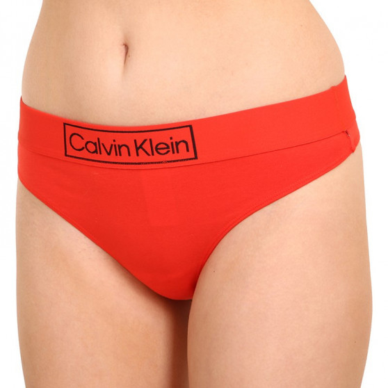 Dames string Calvin Klein rood (QF6774E-XM9)