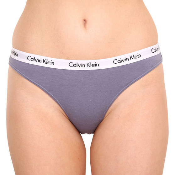 3PACK damesslip Calvin Klein oversized multicolour (QD3801E-1CX)