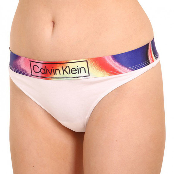 Dames string Calvin Klein oversized wit (QF6859E-100)