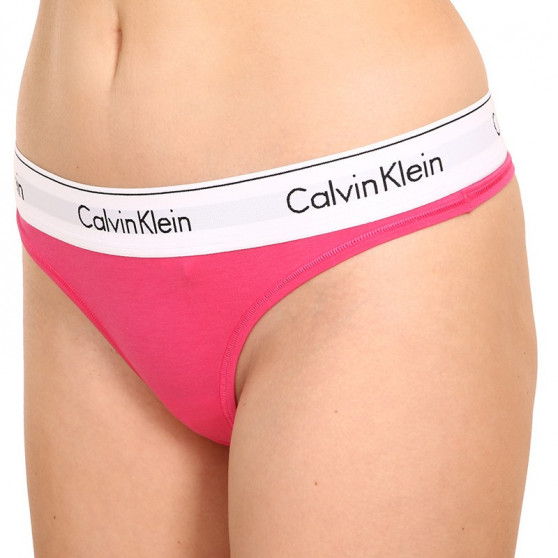 Dames string Calvin Klein roze (F3786E-VGY)