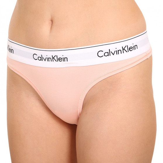 Dames string Calvin Klein oranje (F3786E-FAL)
