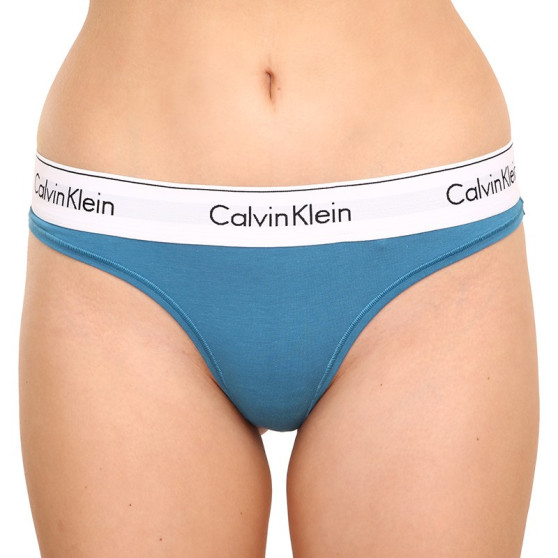 Dames String Calvin Klein blauw (F3786E-CX3)