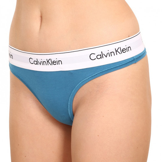 Dames String Calvin Klein blauw (F3786E-CX3)