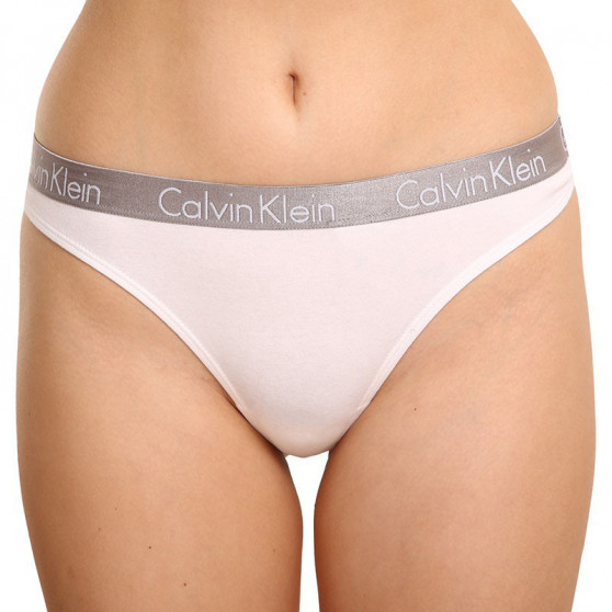 3PACK dames string Calvin Klein veelkleurig (QD3560E-1CZ)