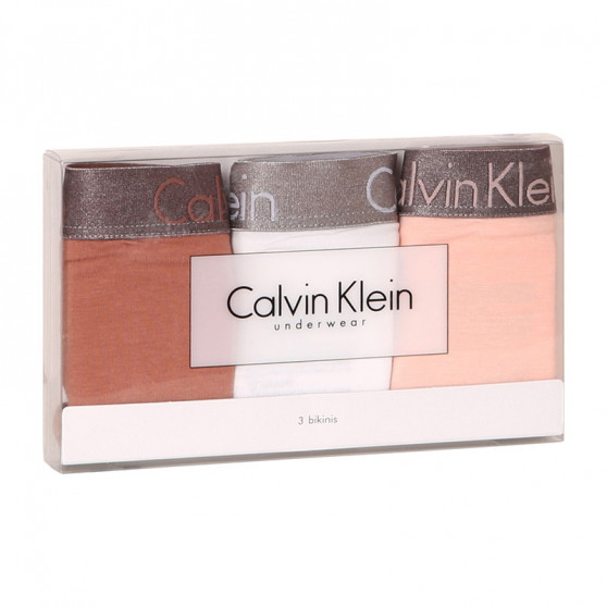 3PACK Dames slip Calvin Klein veelkleurig (QD3561E-1CZ)