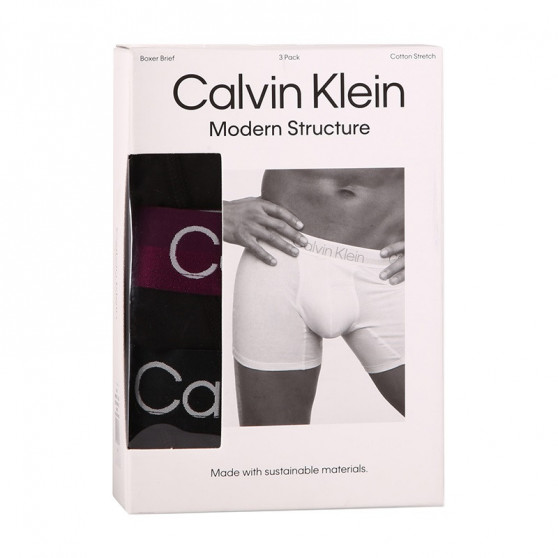 3PACK herenboxershort Calvin Klein zwart (NB2971A-1S0)