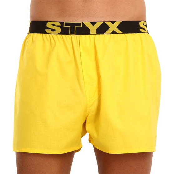 Herenboxershorts Styx sport elastisch geel (B1068)