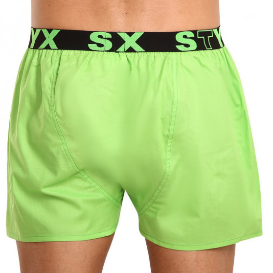 Herenboxershorts Styx sport elastisch groen (B1069)