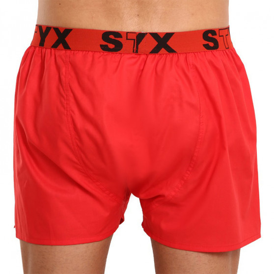 Herenboxershorts Styx sport elastisch rood (B1064)
