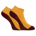 Vrolijke sokken Dedoles Voetafdruk geel (D-U-SC-LS-B-C-1253)