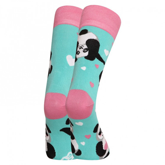 Vrolijke bamboe sokken Dedoles Panda en hartjes (D-U-SC-RS-C-B-1547)