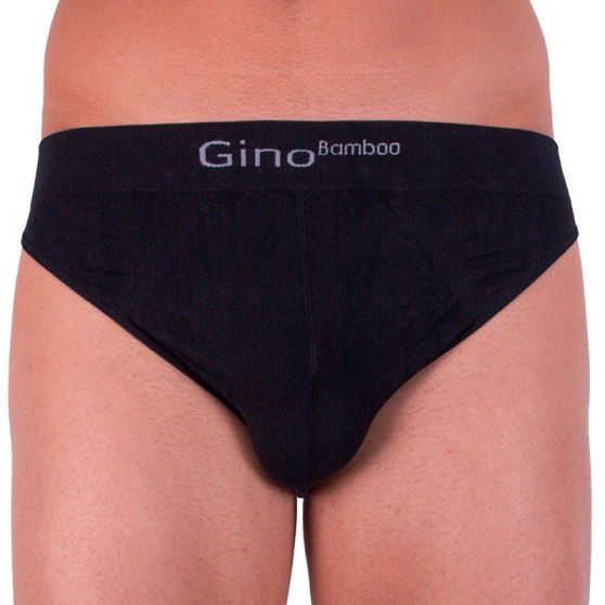 Zonder verpakking - Herenslip Gino bamboe zwart (50003)