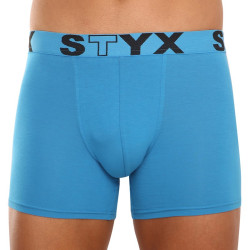 Herenboxershort Styx lang sportelastisch lichtblauw (U969)