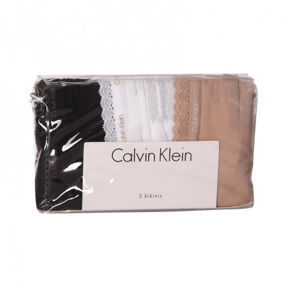 3PACK damesslip Calvin Klein veelkleurig (QD3804E-FIY)