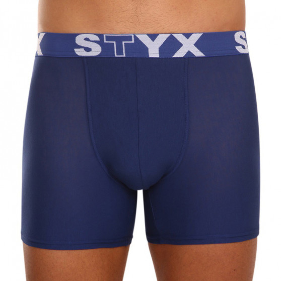 3PACK herenboxershort Styx lang sport elastisch blauw (U9676869)