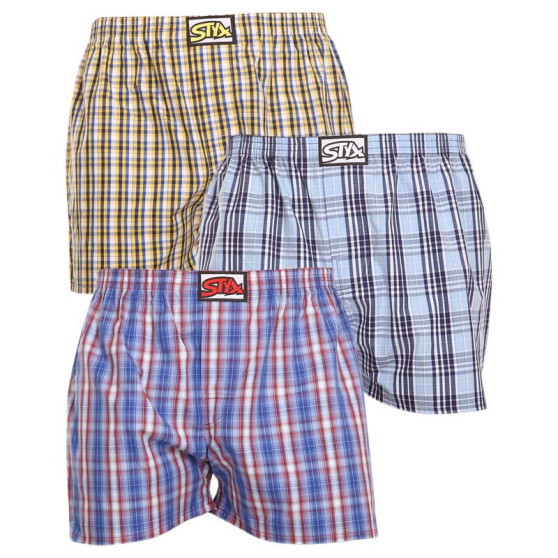 3PACK Herenboxershort Styx classic elastisch meerkleurig (A1040710)