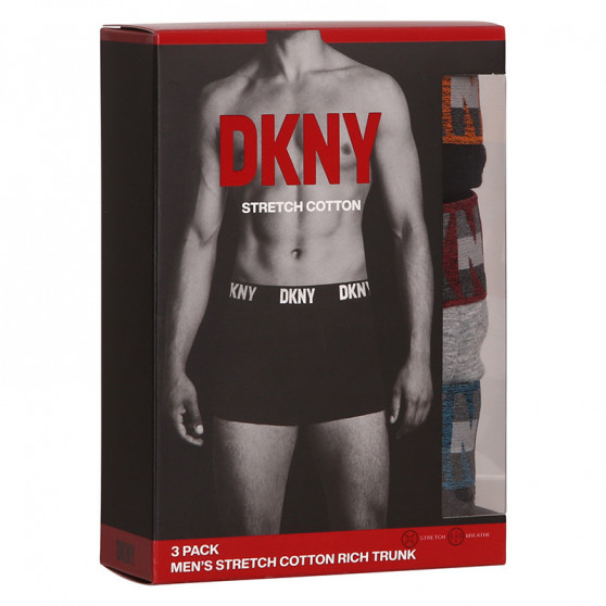 3PACK Herenboxershort DKNY Bellevue veelkleurig (U5_6654_DKY_3PKA)