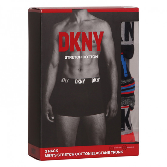 3PACK herenboxershort DKNY Elkins veelkleurig (U5_6659_DKY_3PKA)