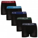 5PACK kinderboxershort Gianvaglia zwart (026)
