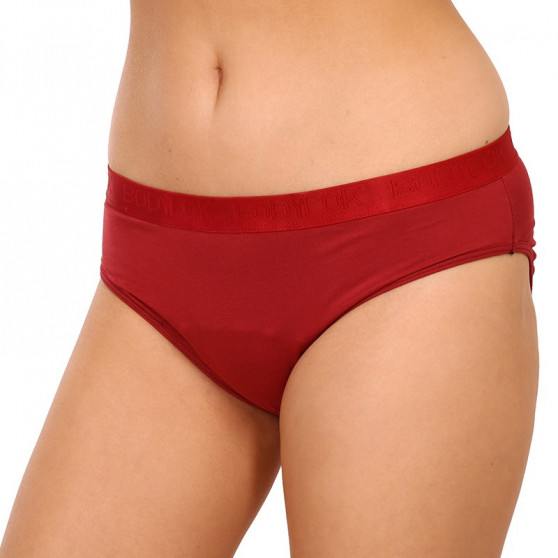 Dames slip Bodylok menstruatieslip van bamboe rood (BD2206)