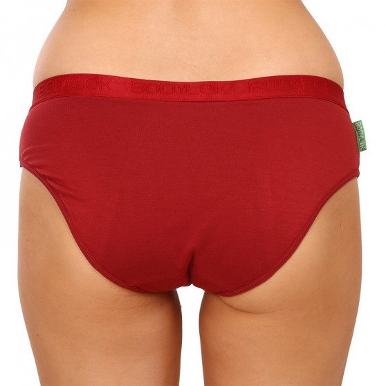 Dames slip Bodylok menstruatieslip van bamboe rood (BD2206)