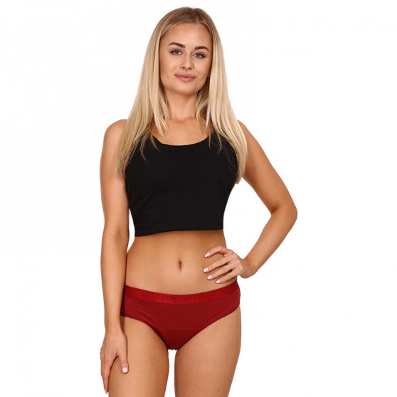 Dames slip Bodylok menstruatieslip van bamboe rood (BD2206)