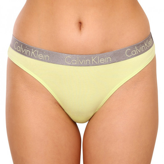 3PACK dames string Calvin Klein veelkleurig (QD3560E-6S2)