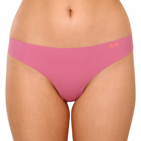3PACK dames string Under Armour roze (1325617 669)