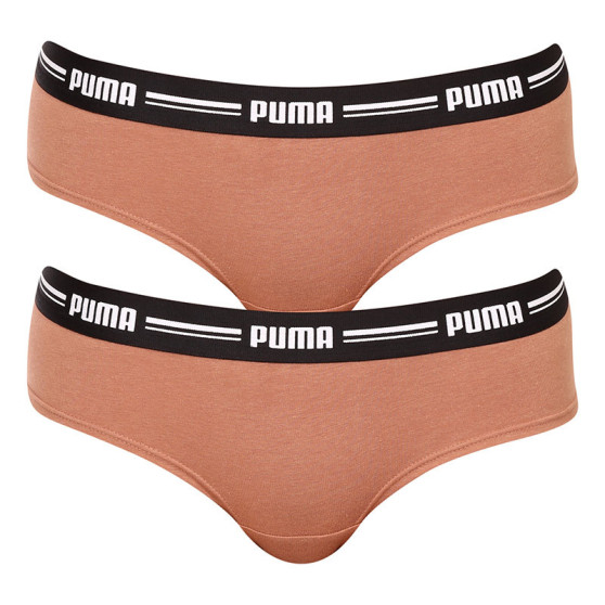 2PACK Braziliaanse Dames slip Puma bruin (603043001 010)