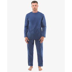 Herenpyjama Gino blauw (79129)