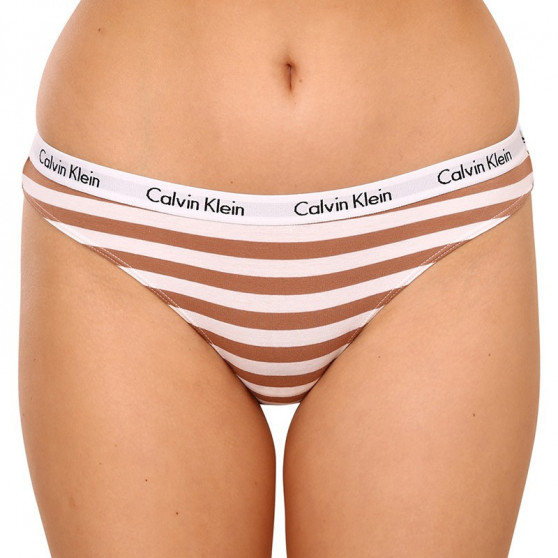 3PACK Dames slip Calvin Klein oversized multicolour (QD3801E-642)