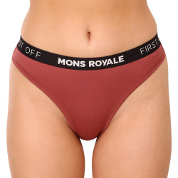 Dames string Mons Royale merino roze (100311-1015-240)