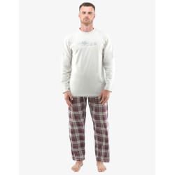 Herenpyjama Gino oversized multicolour (79133-LxGDCF)