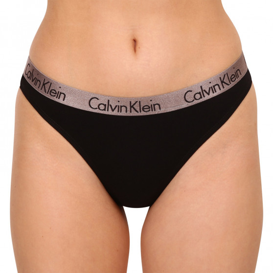 3PACK dames string Calvin Klein veelkleurig (QD3560E-6VS)