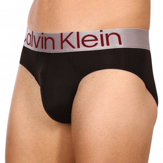 3PACK herenslip Calvin Klein zwart (NB3073A-6IE)