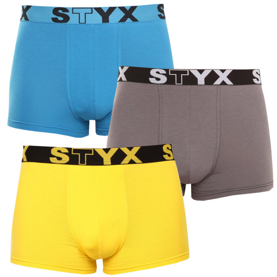 3PACK herenboxershort Styx sport elastisch meerkleurig (G9696863)