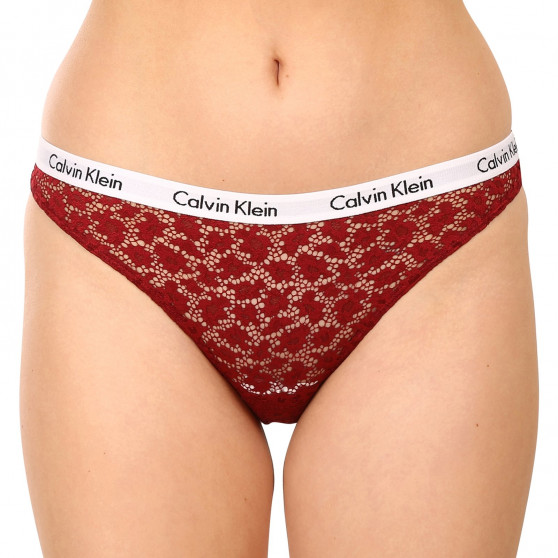 3PACK Dames Braziliaanse slip Calvin Klein veelkleurig (QD3925E-6VY)