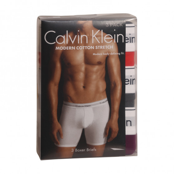 3PACK herenboxershort Calvin Klein veelkleurig (NB2381A-6ME)