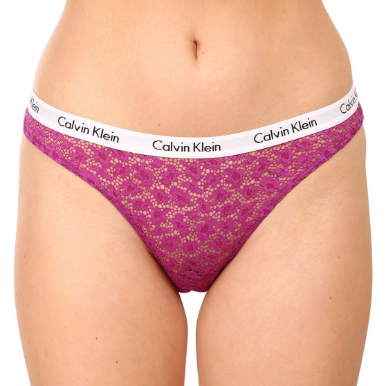 3PACK Dames slip Calvin Klein oversized multicolour (QD3975E-6Q2)