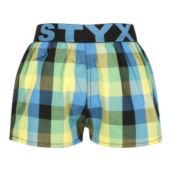 Kindershort Styx sportelastiek veelkleurig (BJ936)