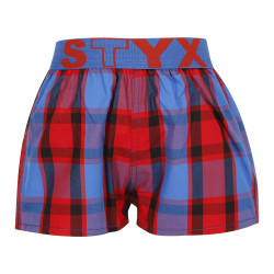 Kindershort Styx sportelastiek veelkleurig (BJ937)