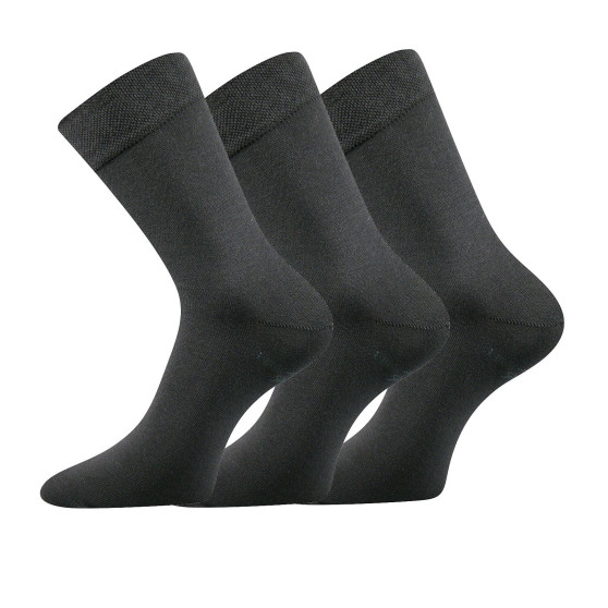 3PACK sokken Lonka donkergrijs (Bioban)