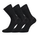 3PACK sokken Lonka bamboe zwart (Deli)