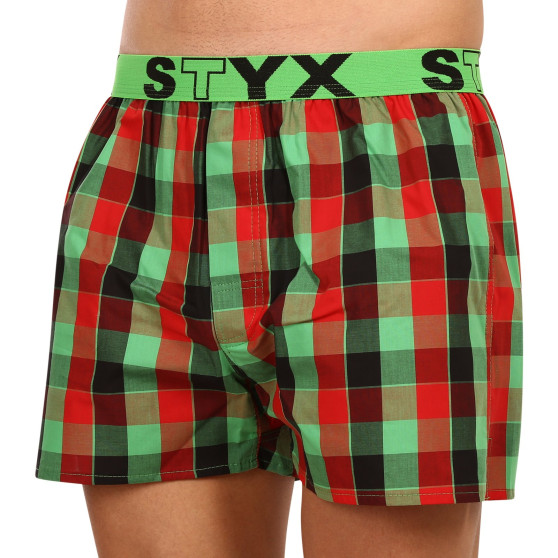 Herenboxershort Styx sport elastisch meerkleurig (B938)