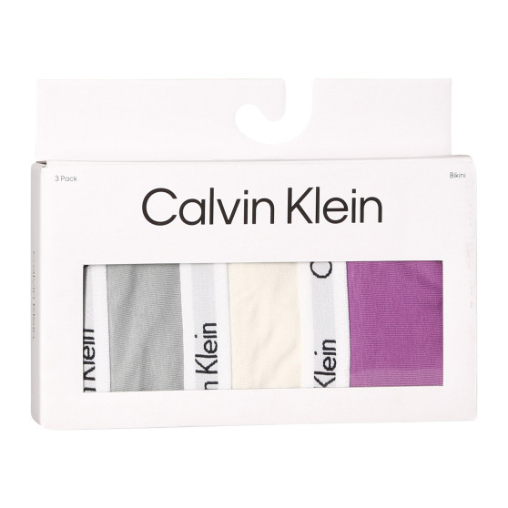 3PACK damesslip Calvin Klein veelkleurig (QD3588E-CFU)