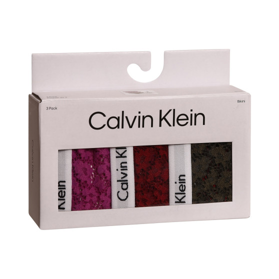 3PACK damesslip Calvin Klein oversized multicolour (QD3975E-6VY)