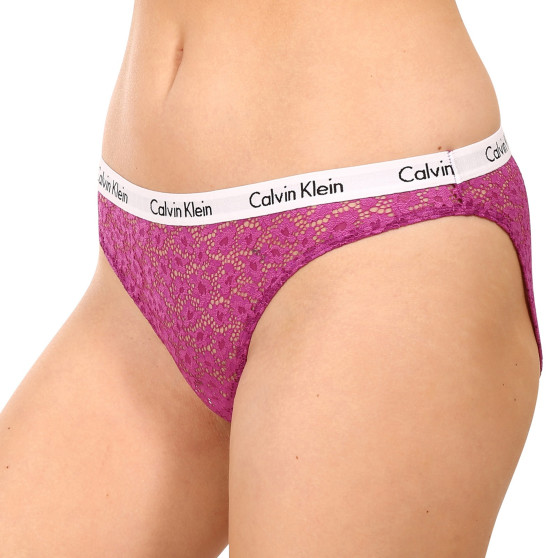 3PACK Dames slip Calvin Klein oversized multicolour (QD3975E-6VY)